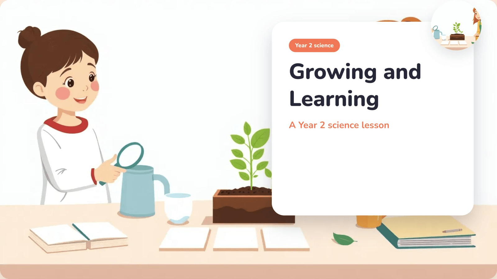 Fun Classroom — Primary presentation template cover