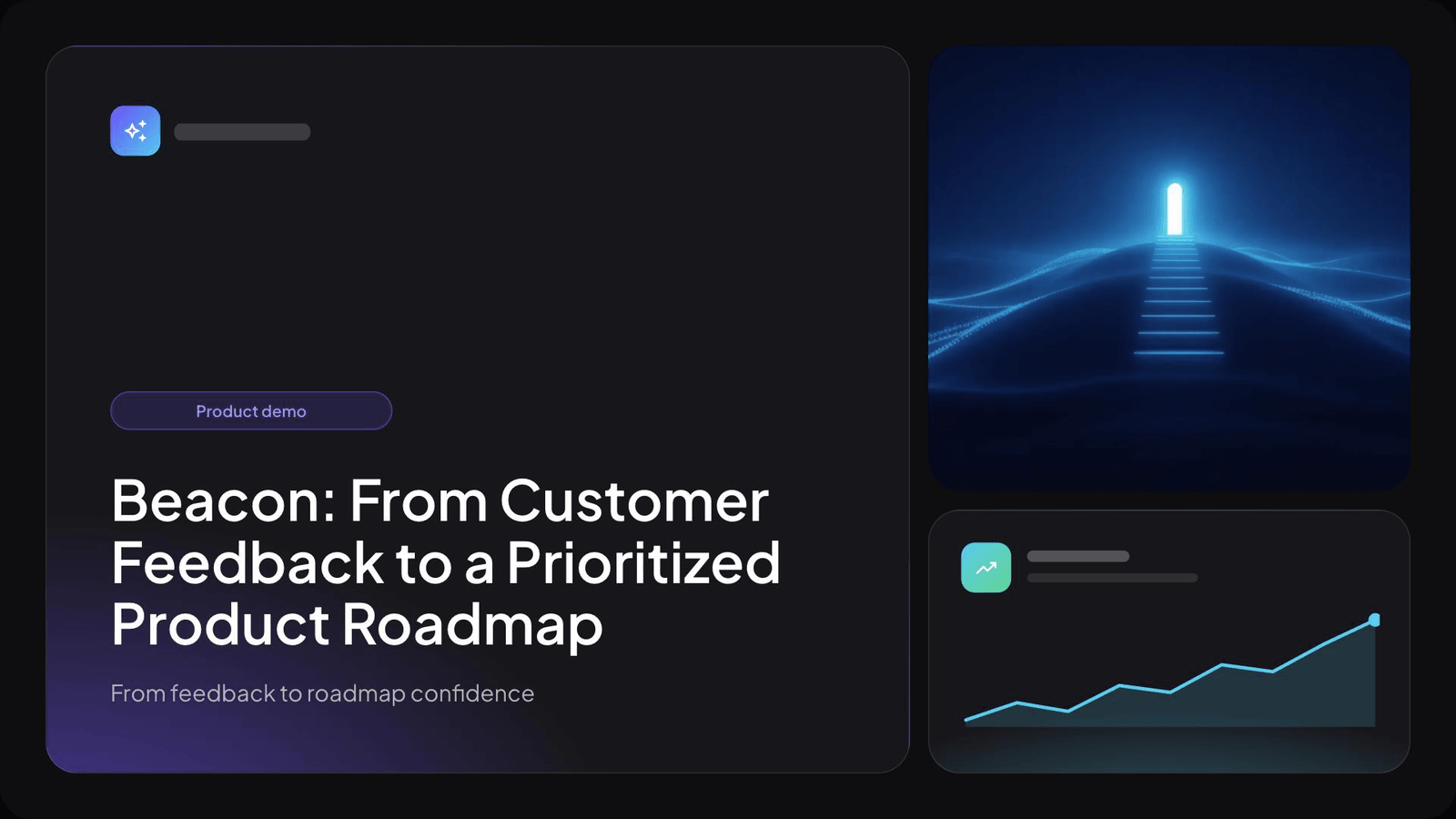 SaaS & AI Product Demo — Dark UI Product presentation template cover