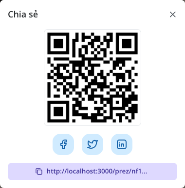 Công cụ chia sẻ của trình phát